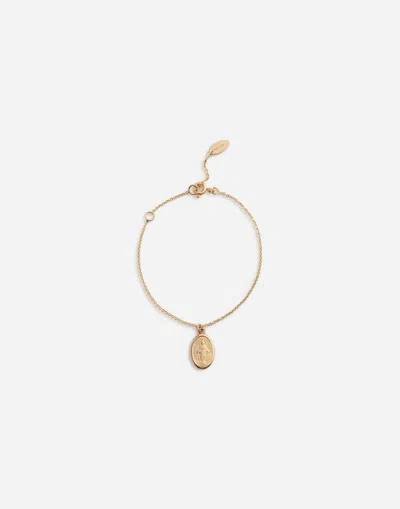 Dolce & Gabbana Kids Bracelet 18 Carat Yellow Gold In Gold