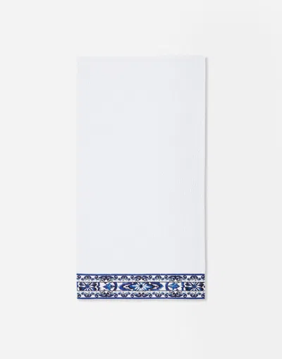 Dolce & Gabbana Set Of 5 Terry Cotton Towels In Multicolor