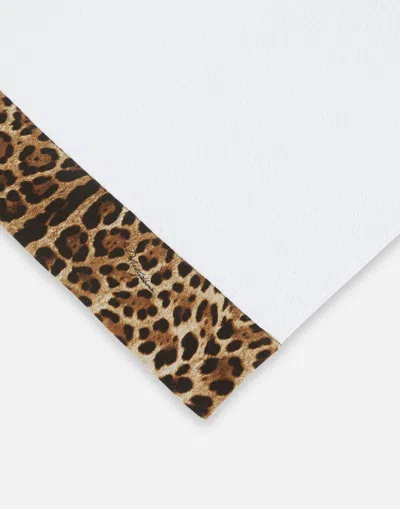 Dolce & Gabbana Set Of Five Terry Cotton Towels In Multicolor