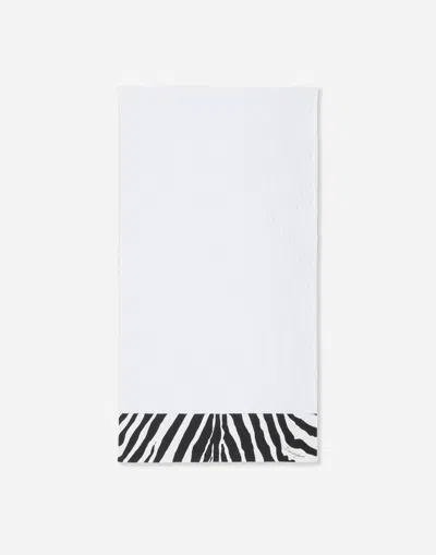 Dolce & Gabbana Set Of Five Terry Cotton Towels In Multicolor