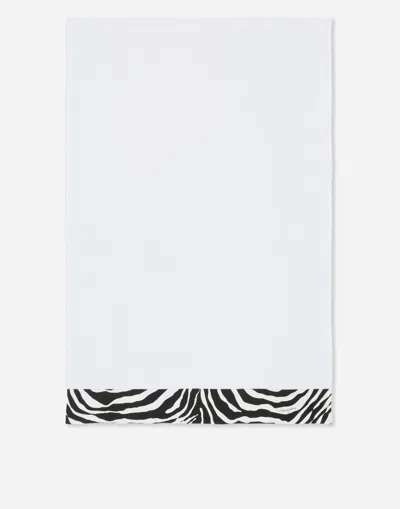 Dolce & Gabbana Set Of Five Terry Cotton Towels In Multicolor