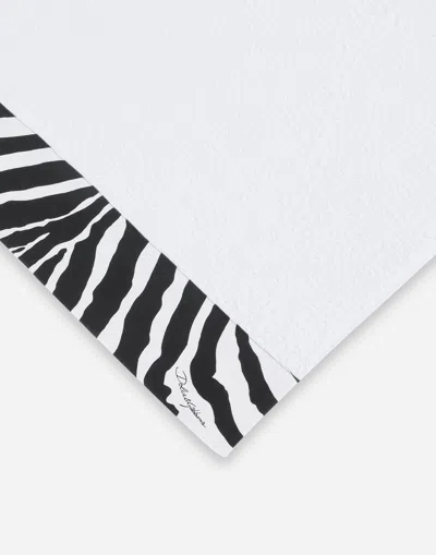 Dolce & Gabbana Set Of Five Terry Cotton Towels In Multicolor