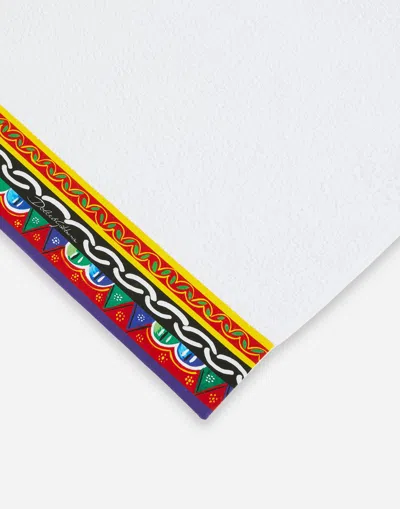 Dolce & Gabbana Terry Cotton Towels (set Of Five) In Multicolor