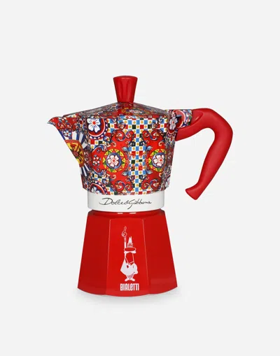 Dolce & Gabbana Moka Express Large Bialetti Dolce&gabbana In Multicolor