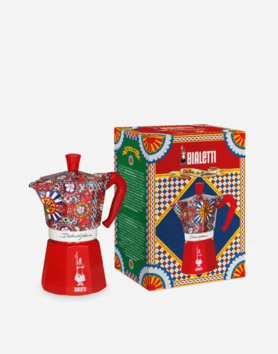 Dolce & Gabbana Moka Express Large Bialetti Dolce&gabbana In Multicolor