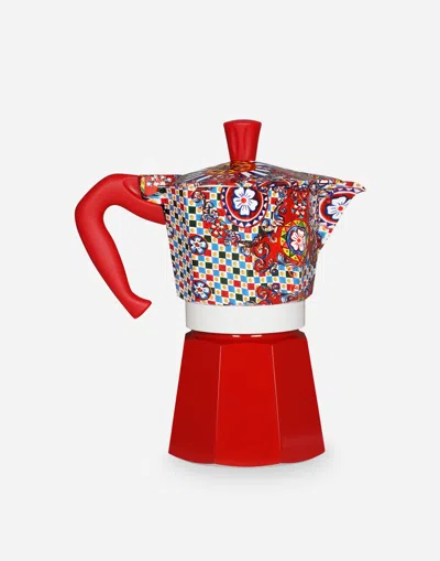 Dolce & Gabbana Moka Express Large Bialetti Dolce&gabbana In Multicolor