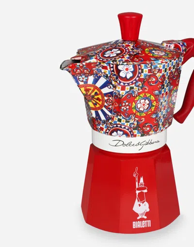 Dolce & Gabbana Moka Express Large Bialetti Dolce&gabbana In Multicolor
