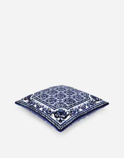 Dolce & Gabbana Velvet Cushion Medium Multicolor Unisex Onesize In Multicolor