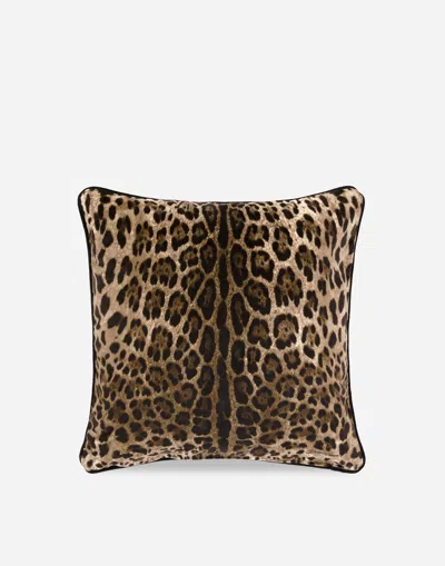 Dolce & Gabbana Velvet Cushion Medium In Multicolor