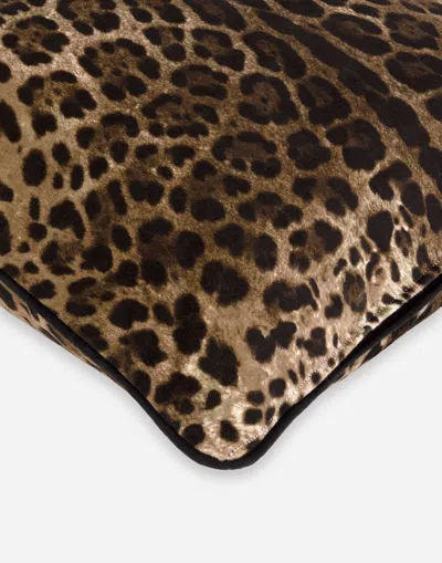 Dolce & Gabbana Velvet Cushion Medium In Multicolor
