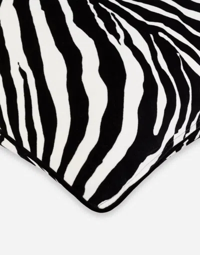 Dolce & Gabbana Velvet Cushion Medium Multicolor Unisex Onesize In Multicolor