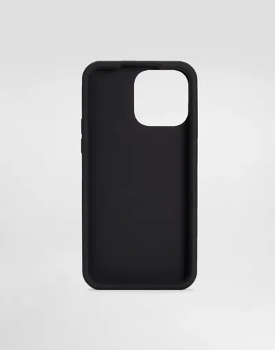 Dolce & Gabbana Lace Rubber Iphone 14 Pro Max Cover In Multicolor