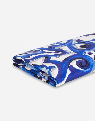 Dolce & Gabbana Silk Quilt Blanket Multicolor Unisex Onesize In Multicolor