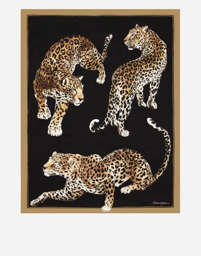 Dolce & Gabbana Silk Quilt Blanket In Multicolor