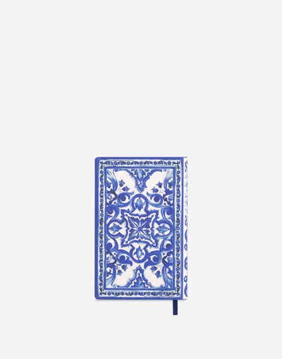 Dolce & Gabbana Small Blank Notebook Textile Cover Multicolor Unisex Onesize In Multicolor