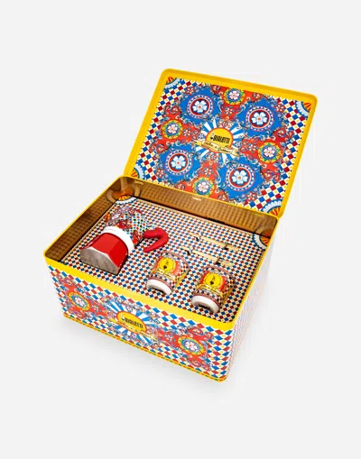 Dolce & Gabbana Set Moka+bicch+pale In Multicolor