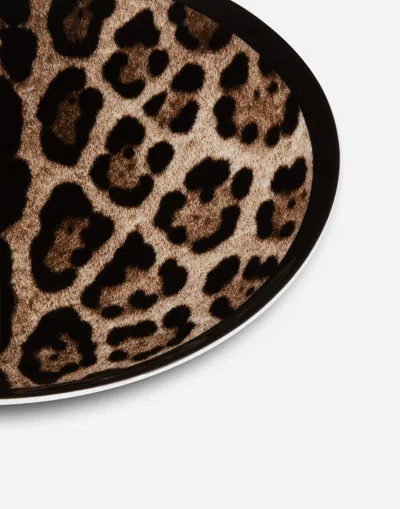 Dolce & Gabbana Set 2 Porcelain Bread Plates Multicolor Unisex Onesize In Multicolor