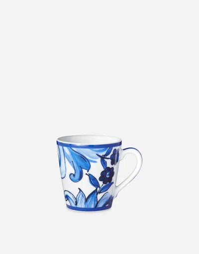 Dolce & Gabbana Porcelain Mug In Multicolor