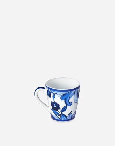 Dolce & Gabbana Porcelain Mug In Multicolor