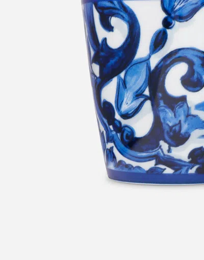 Dolce & Gabbana Blu Mediterraneo Porcelain Mug In Multicolor