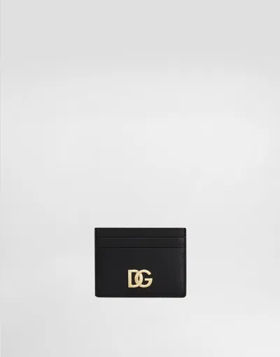 Dolce & Gabbana Dolce&gabbana Black Leather Card Holder