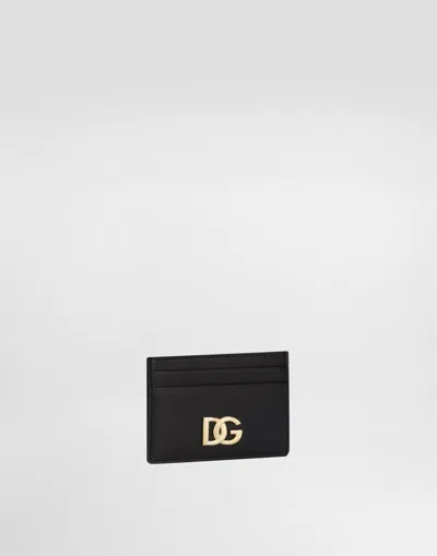 Dolce & Gabbana Dolce&gabbana Black Leather Card Holder