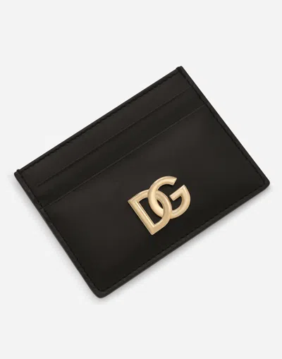Dolce & Gabbana Dolce&gabbana Black Leather Card Holder
