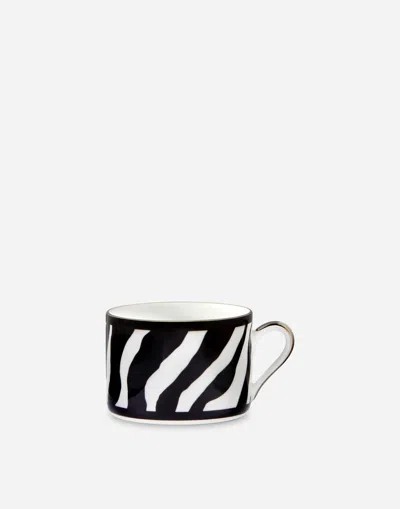 Dolce & Gabbana Porcelain Tea Set In Multicolor