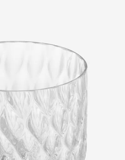 Dolce & Gabbana Set 2 Hand-blown Murano Shot Glasses In Multicolor