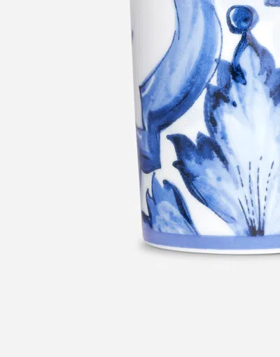 Dolce & Gabbana Porcelain Water Glass In Multicolor