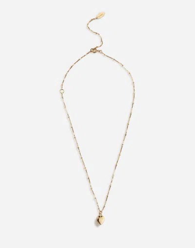 Dolce & Gabbana Necklace With Heart Charm In Gold