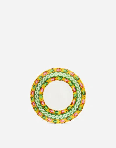 Dolce & Gabbana Fine Porcelain Espresso Set In Multicolor