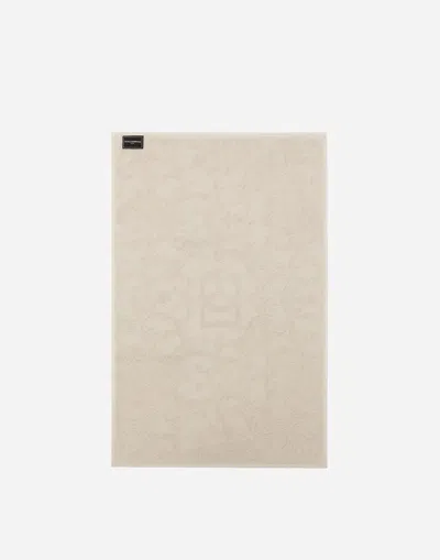Dolce & Gabbana Cotton Terry Bath Mat In Multicolor