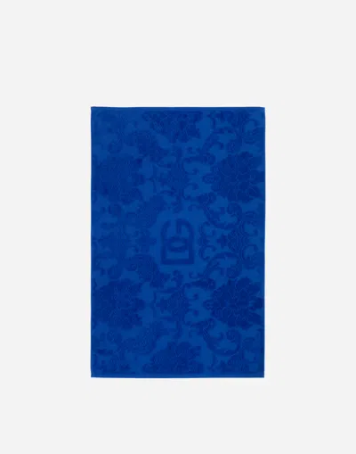 Dolce & Gabbana Terry Cotton Bath Mat In Multicolor