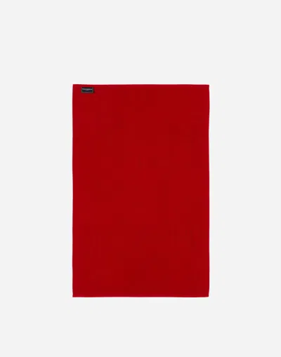 Dolce & Gabbana Logo Jacquard Bath Mat In Multicolor