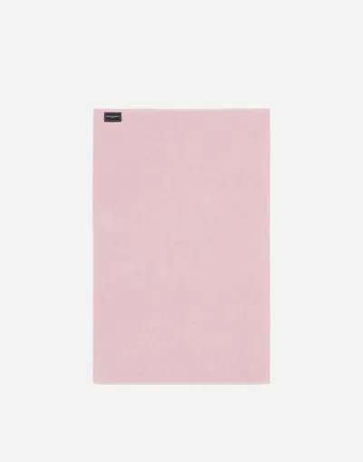 Dolce & Gabbana Terry Cotton Bath Mat In Multicolor