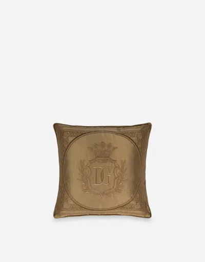 Dolce & Gabbana Dg-embossed Cushion (60cm X 60cm) In Multicolor