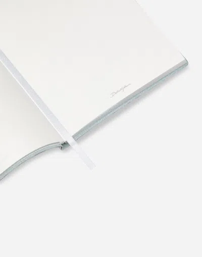 Dolce & Gabbana Medium Ruled Notebook Leather Cover Multicolor Unisex Onesize In Multicolor