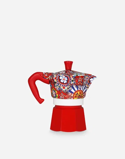 Dolce & Gabbana Moka Medium Expresso Coffee Maker In Multicolor
