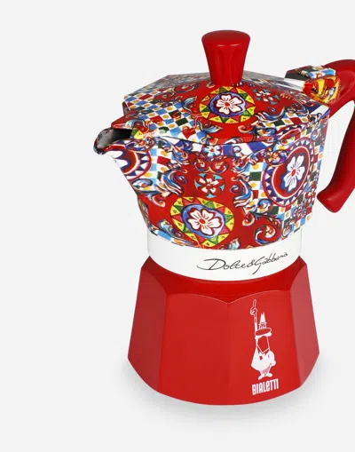 Dolce & Gabbana Moka Medium Expresso Coffee Maker In Multicolor