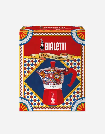Dolce & Gabbana Moka Medium Expresso Coffee Maker In Multicolor