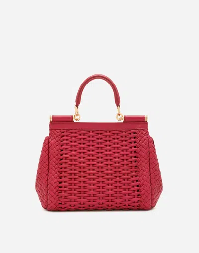 Dolce & Gabbana Small Sicily Handbag In Multicolor