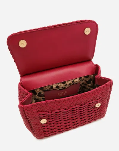 Dolce & Gabbana Small Sicily Handbag In Multicolor