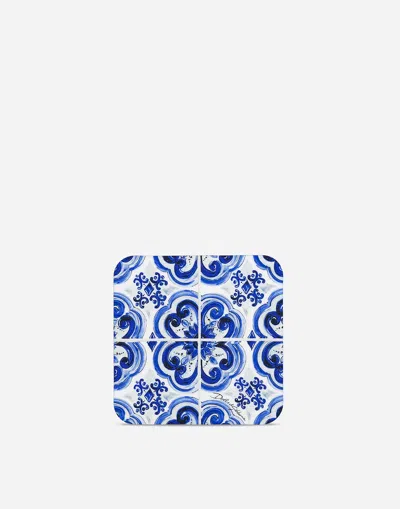 Dolce & Gabbana Set Of 12 Coasters In Multicolor