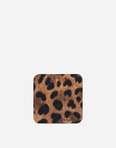 Dolce & Gabbana Set Of 12 Coasters Multicolor Unisex Onesize In Multicolor