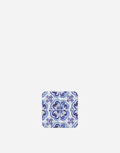Dolce & Gabbana Set Of 12 Coasters In Multicolor