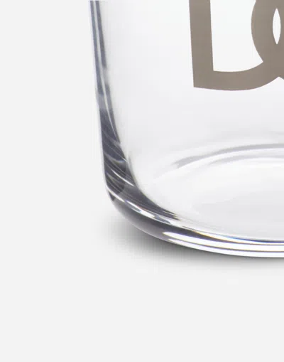 Dolce & Gabbana Set 2 Water Glasses In Multicolor