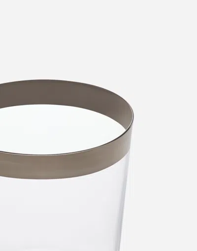 Dolce & Gabbana Set 2 Water Glasses In Multicolor