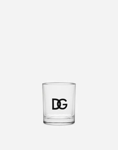 Dolce & Gabbana Set 2 Water Glasses In Multicolor