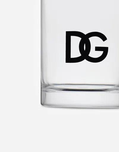 Dolce & Gabbana Set 2 Water Glasses In Multicolor